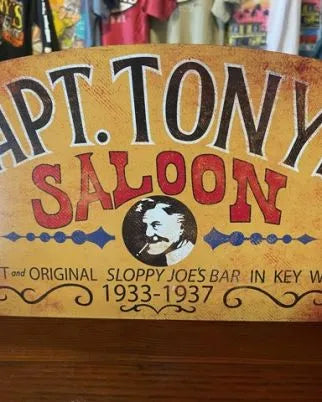 TIN SALOON SIGN