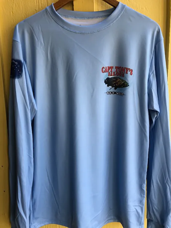 L/S BLUE DRI-FIT